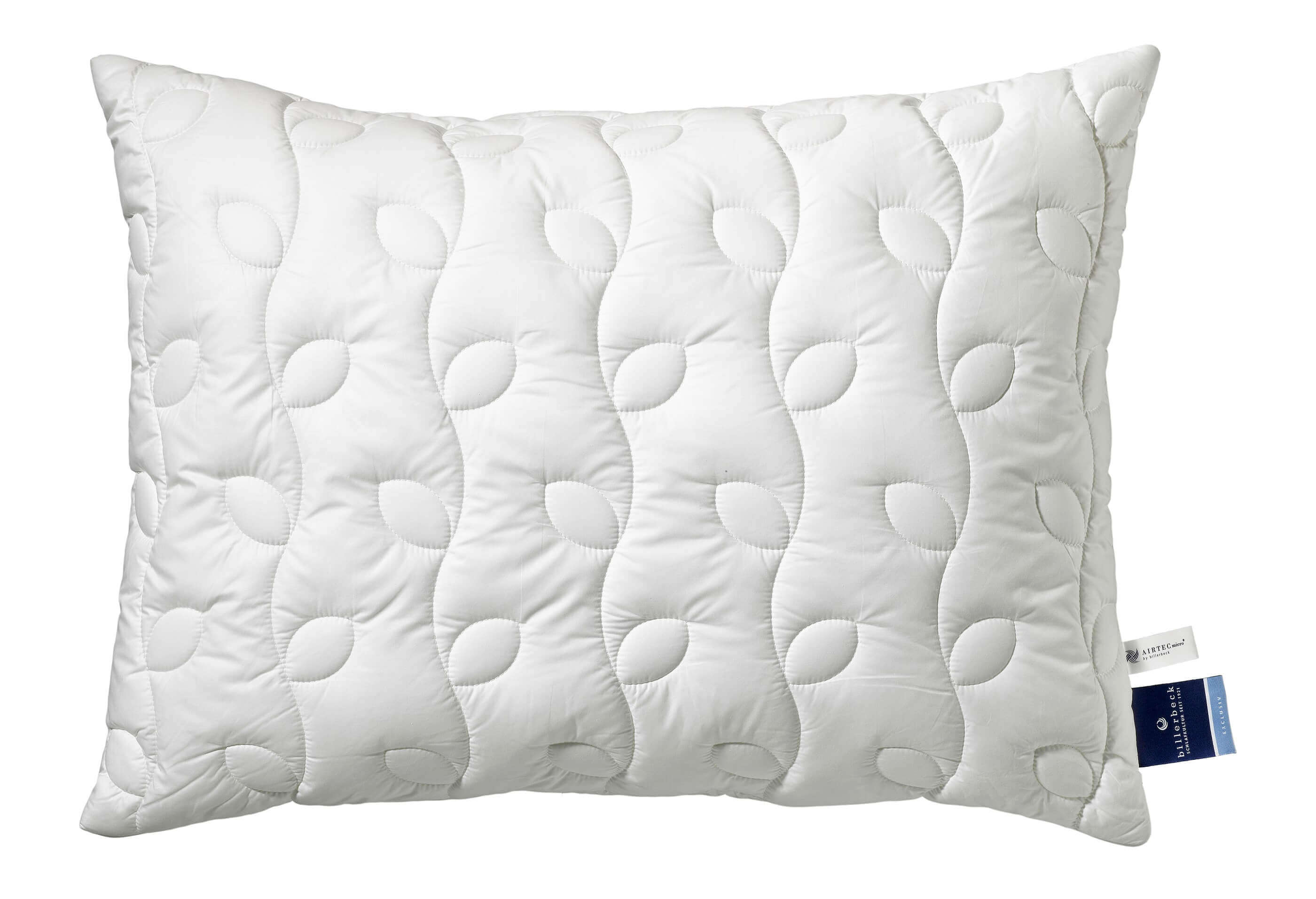 Medium-sized 50x70 cm fibre pillow Belair by billerbeck – perfect for back sleepers