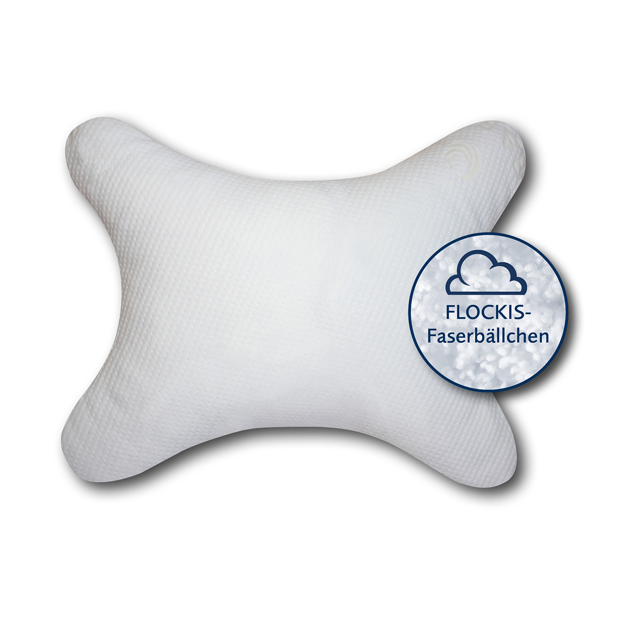billerbeck stomach sleeper pillow Heinzi with fibre filling, white