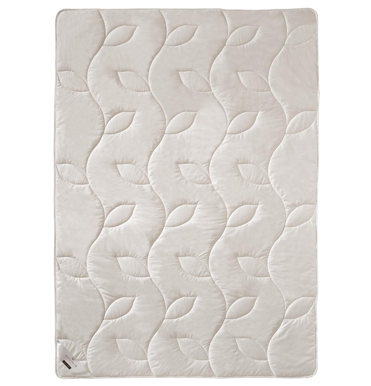 Summer duvet BAMBUSFILL Superlight billerbeck summer duvet Bamboofill in size 135x200 cm, quilted with leaf motif