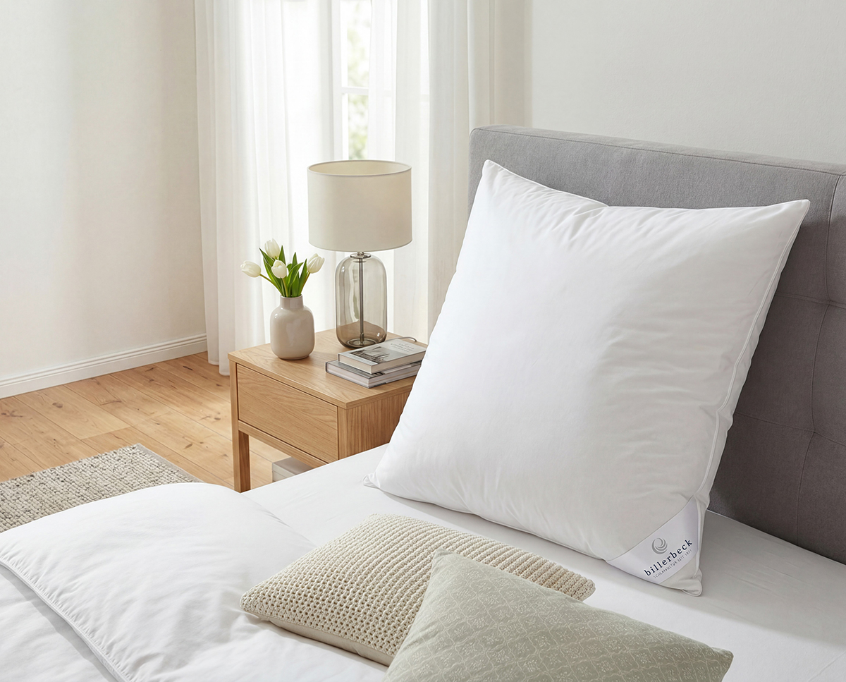 billerbeck cushion, pillow, fibre pillow, Hydro Active 80x80, unquilted, interior