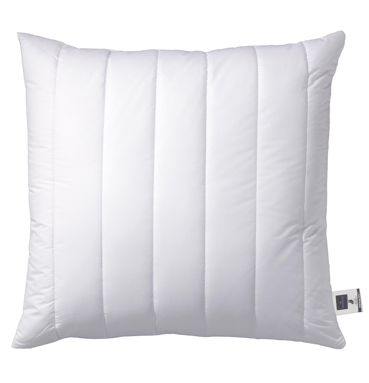 billerbeck fiber pillow Hermine in size 80x80 cm, quilted pillow, color white