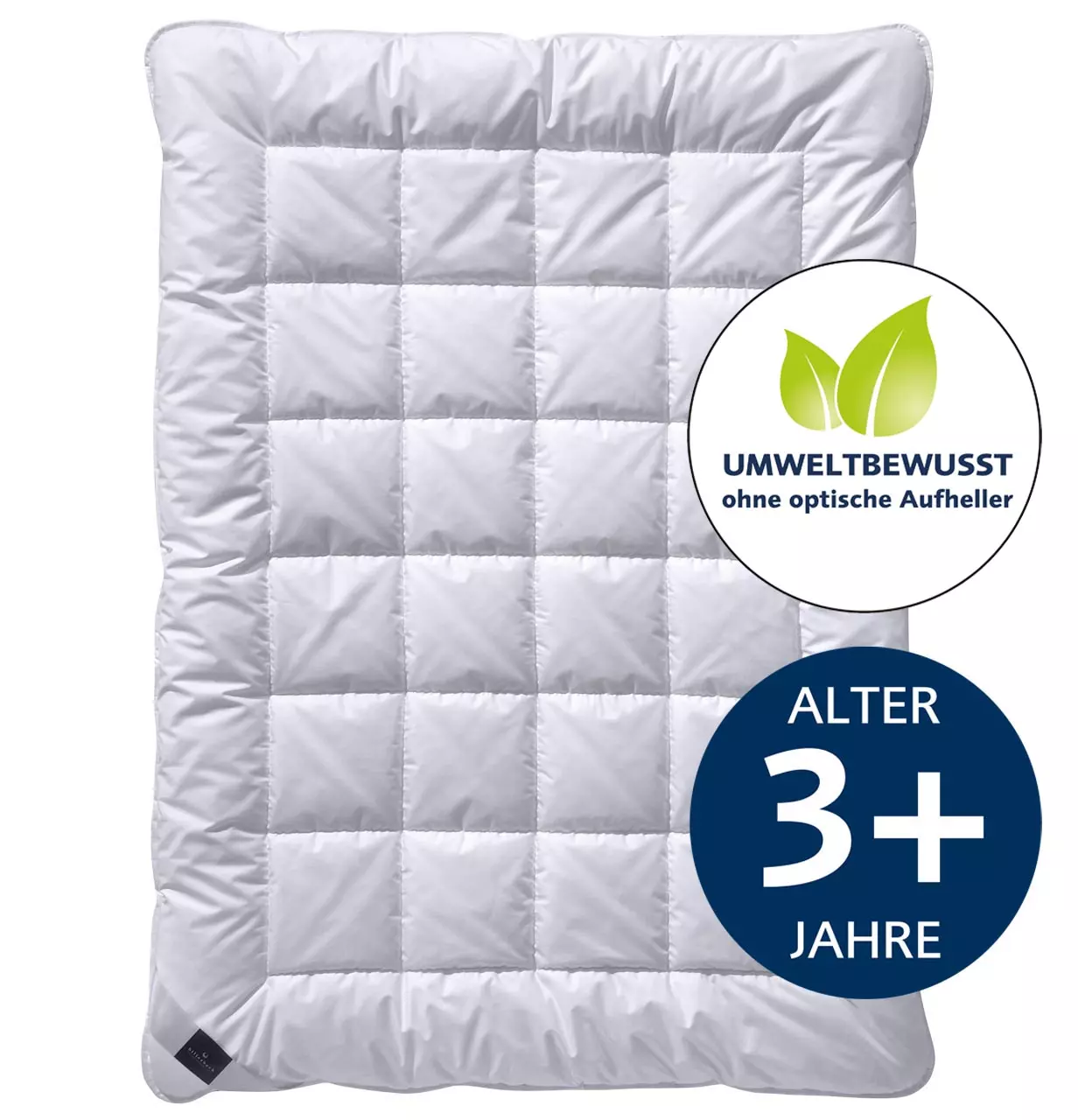 billerbeck Kinderdecke Cottonfresh, Baumwolle, Ohne optische Aufheller, Wärmestufe leicht, Größe 100x135 cm, Alter ab 3 Jahre
