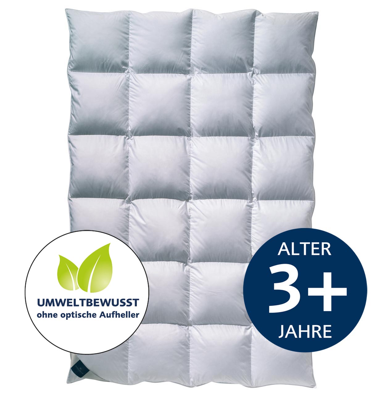 billerbeck Kinderdecke Daune Nena 100x103 cm, Wärmestufe mittel, gesteppt