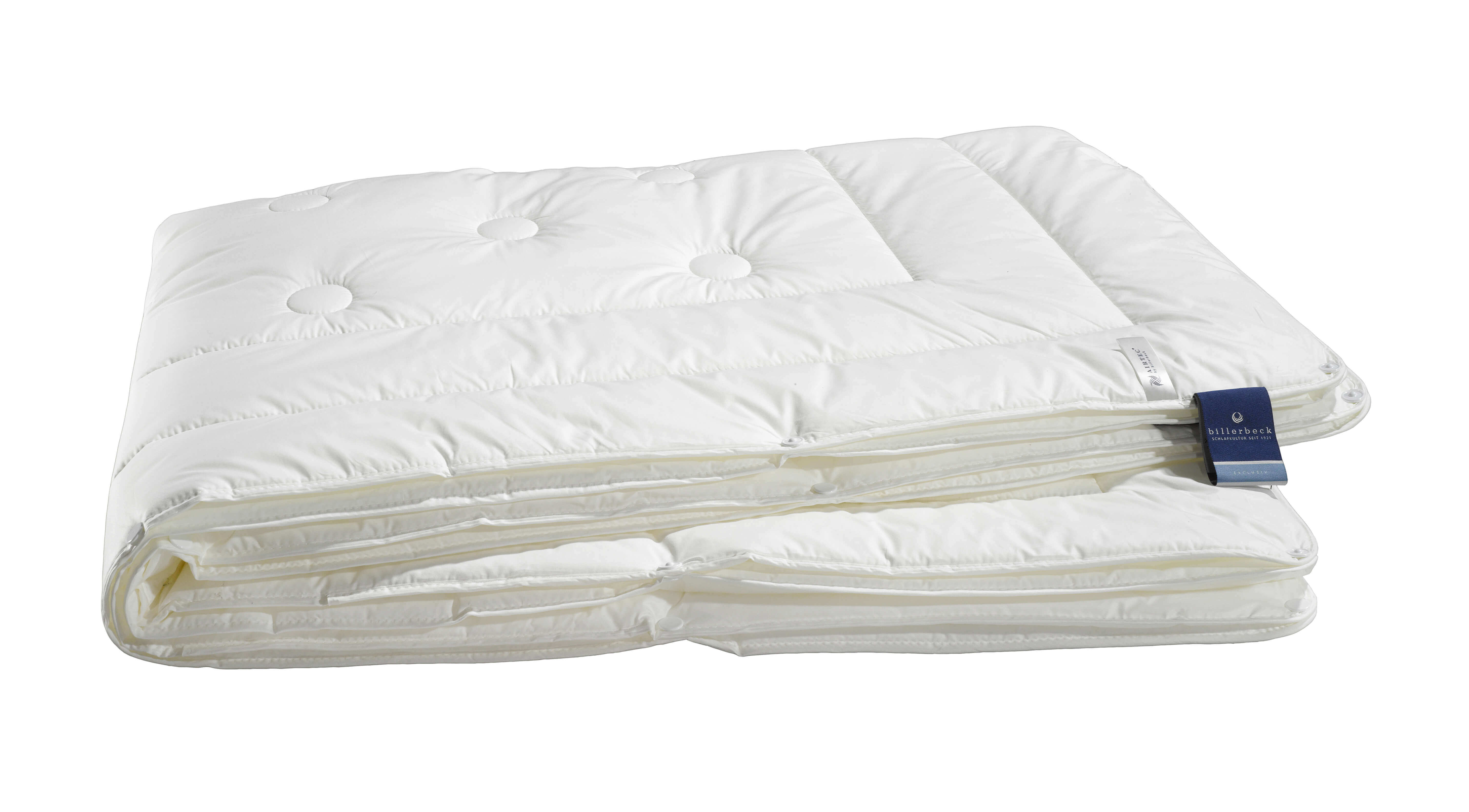 billerbeck fibre duvet Belair in size 135x200 cm, double duvet, extra warm, folded